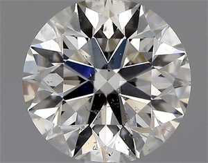Picture of Natural Diamond 0.77 Carats, Round with Excellent Cut, H Color, SI2 Clarity and Certified by GIA