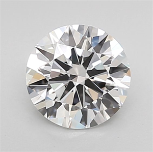 Picture of Lab Grown Diamond 1.00 Carats, Round with Excellent Cut, D Color, VVS2 Clarity and Certified by IGI