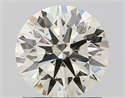 Natural Diamond 1.21 Carats, Round with Excellent Cut, J Color, VS2 Clarity and Certified by IGI
