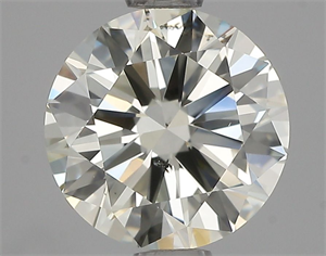 Picture of Natural Diamond 1.50 Carats, Round with Excellent Cut, M Color, SI1 Clarity and Certified by IGI