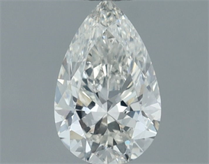 Picture of Natural Diamond 0.50 Carats, Pear with  Cut, H Color, SI1 Clarity and Certified by GIA