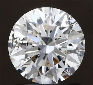 Picture of Natural Diamond 1.02 Carats, Round with Excellent Cut, F Color, I1 Clarity and Certified by GIA