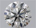 Natural Diamond 1.00 Carats, Round with Very Good Cut, K Color, VS1 Clarity and Certified by GIA