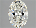Natural Diamond 2.01 Carats, Oval with  Cut, H Color, VS2 Clarity and Certified by GIA