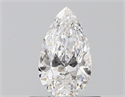 Diamante Natural 0.50 quilates, De pera , Color E, claridad VS1 y certificado GIA