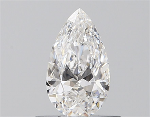 Foto Diamante Natural 0.50 quilates, De pera , Color E, claridad VS1 y certificado GIA de