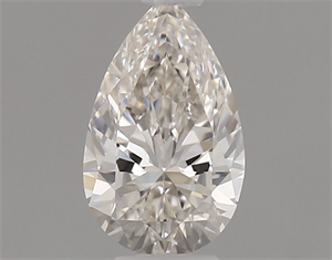 Picture of Natural Diamond 0.53 Carats, Pear with  Cut, I Color, IF Clarity and Certified by GIA