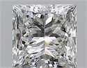 Diamante Natural 1.51 quilates, Princesa , Color H, claridad VS2 y certificado GIA