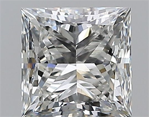 Foto Diamante Natural 1.51 quilates, Princesa , Color H, claridad VS2 y certificado GIA de
