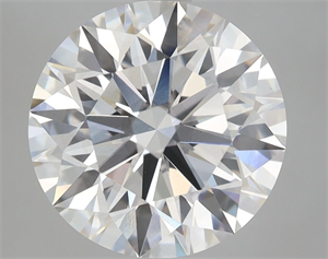 Picture of Lab Grown Diamond 5.18 Carats, Round with Ideal Cut, H Color, VS1 Clarity and Certified by IGI