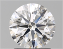 Diamante Natural 1.61 quilates, Redondo , Color G, claridad IF y certificado GIA