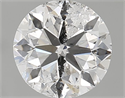 Natural Diamond 0.91 Carats, Round with Very Good Cut, E Color, I1 Clarity and Certified by GIA