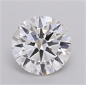 Lab Grown Diamond 1.17 Carats, Round with Ideal Cut, F Color, VVS2 Clarity and Certified by IGI