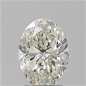 Natural Diamond 1.80 Carats, Oval with  Cut, K Color, SI2 Clarity and Certified by GIA
