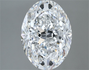 Picture of Natural Diamond 2.51 Carats, Oval with  Cut, D Color, VS2 Clarity and Certified by GIA