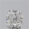 Diamante Natural 1.07 quilates, Del cojín , Color F, claridad SI2 y certificado GIA