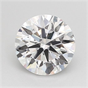 Lab Grown Diamond 1.03 Carats, Round with Ideal Cut, D Color, VVS2 Clarity and Certified by IGI