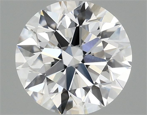 Picture of Lab Grown Diamond 0.97 Carats, Round with Ideal Cut, D Color, VVS1 Clarity and Certified by IGI