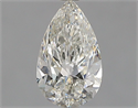 Natural Diamond 0.91 Carats, Pear with  Cut, I Color, SI2 Clarity and Certified by GIA