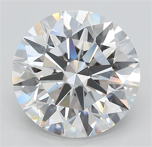 Picture of Lab Grown Diamond 5.42 Carats, Round with Ideal Cut, E Color, IF Clarity and Certified by IGI