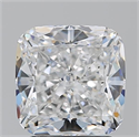 Diamante Natural 2.53 quilates, Del cojín , Color E, claridad SI1 y certificado GIA