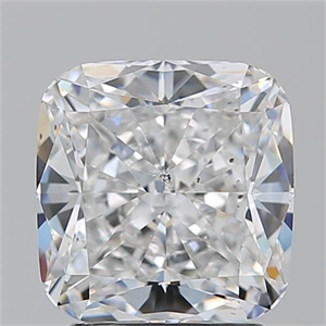 Foto Diamante Natural 2.53 quilates, Del cojín , Color E, claridad SI1 y certificado GIA de