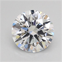 Lab Grown Diamond 1.03 Carats, Round with Ideal Cut, E Color, VVS1 Clarity and Certified by IGI