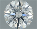 Natural Diamond 0.73 Carats, Round with Excellent Cut, I Color, I1 Clarity and Certified by GIA