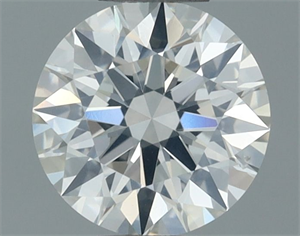 Picture of Natural Diamond 0.73 Carats, Round with Excellent Cut, I Color, I1 Clarity and Certified by GIA