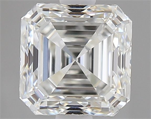 Picture of Natural Diamond 0.91 Carats, Asscher with  Cut, G Color, VS1 Clarity and Certified by GIA