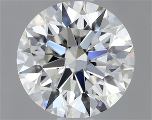 Picture of Natural Diamond 0.90 Carats, Round with Excellent Cut, G Color, VS1 Clarity and Certified by GIA