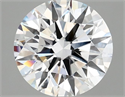 Del inventario de diamantes de laboratorio, 2.01 quilates, Redondo , Color D, claridad VVS2 y certificado IGI