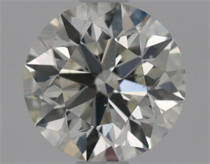 Picture of Natural Diamond 0.80 Carats, Round with Very Good Cut, L Color, SI1 Clarity and Certified by GIA