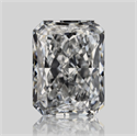 Natural Diamond 0.90 Carats, Radiant with  Cut, E Color, VVS2 Clarity and Certified by GIA