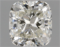 Natural Diamond 0.72 Carats, Cushion with  Cut, K Color, SI2 Clarity and Certified by GIA