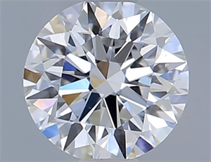 Foto Diamante Natural 0.40 quilates, Redondo , Color E, claridad VS2 y certificado GIA de