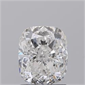 Diamante Natural 1.50 quilates, Del cojín , Color F, claridad SI1 y certificado GIA