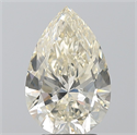 Natural Diamond 3.01 Carats, Pear with  Cut, M Color, SI2 Clarity and Certified by GIA