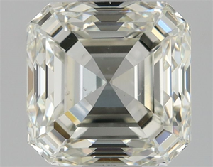Picture of Natural Diamond 1.51 Carats, Asscher with  Cut, K Color, VS2 Clarity and Certified by GIA