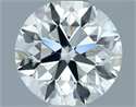 Diamante Natural 0.70 quilates, Redondo , Color H, claridad VVS2 y certificado IGI