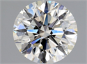 Diamante Natural 1.70 quilates, Redondo , Color J, claridad VVS1 y certificado GIA