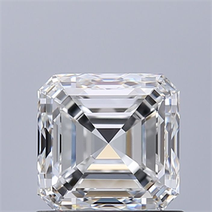 Picture of Natural Diamond 1.01 Carats, Asscher with  Cut, F Color, VVS1 Clarity and Certified by GIA
