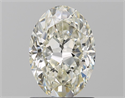 Natural Diamond 1.30 Carats, Oval with  Cut, K Color, VS1 Clarity and Certified by GIA