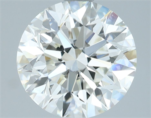 Picture of Natural Diamond 2.50 Carats, Round with Excellent Cut, H Color, VS2 Clarity and Certified by IGI