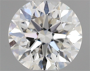 Picture of Natural Diamond 0.43 Carats, Round with Excellent Cut, F Color, VS1 Clarity and Certified by GIA
