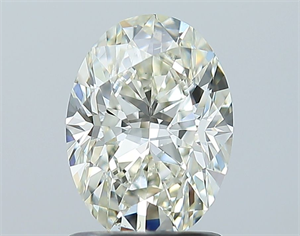 Picture of Natural Diamond 1.27 Carats, Oval with  Cut, K Color, VS2 Clarity and Certified by GIA