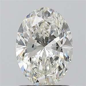 Picture of Natural Diamond 1.20 Carats, Oval with  Cut, H Color, SI1 Clarity and Certified by GIA