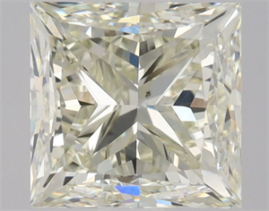 Picture of Natural Diamond 1.05 Carats, Princess with  Cut, L Color, VS1 Clarity and Certified by HRD