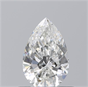 Natural Diamond 0.55 Carats, Pear with  Cut, G Color, VS2 Clarity and Certified by GIA