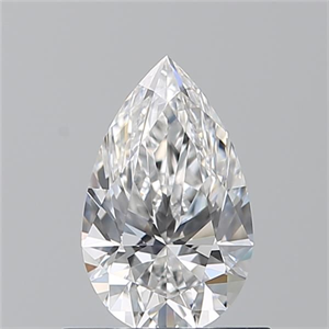 Picture of Natural Diamond 0.71 Carats, Pear with  Cut, E Color, VVS2 Clarity and Certified by GIA